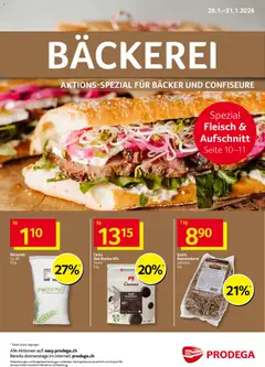 Vorschau des Merkblatts Aktionen Bäckerei vom Shop Prodega gültig von 26.01.2026 bis 31.01.2026