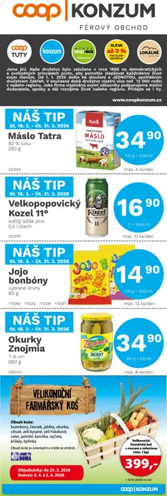Náhled nabídky: Konzum Konzum leták platný od 18.03.2026