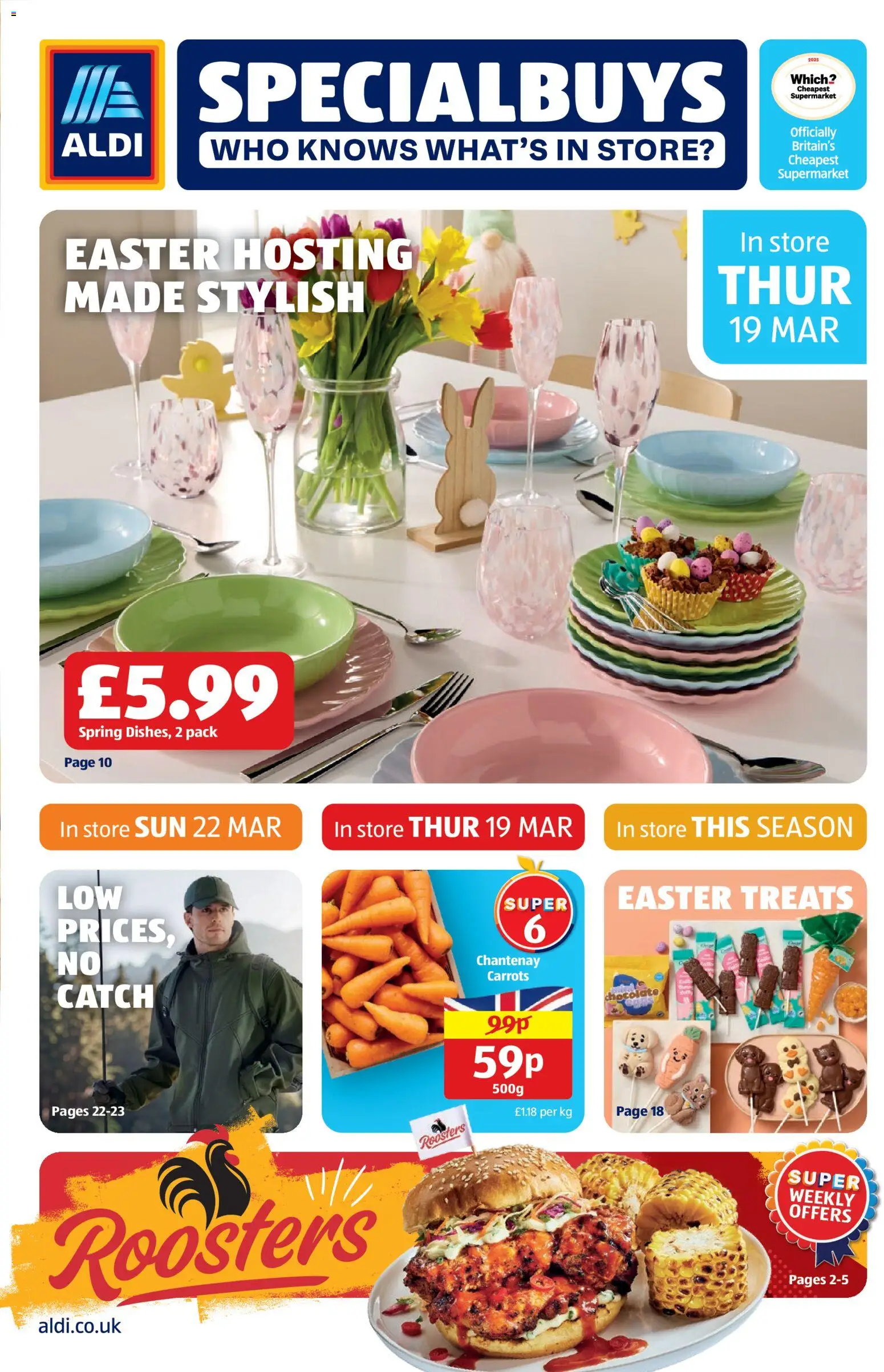 Preview of Aldi Aldi - Weekly offers UK Specialbuys valid from 19/03/2026
