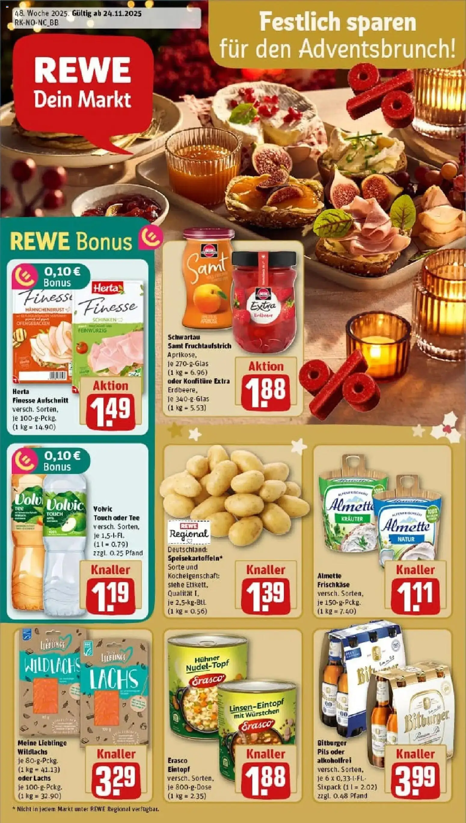 Vorschau von dem Prospekt des Geschäftes Rewe, gültig ab dem 23.11.2025