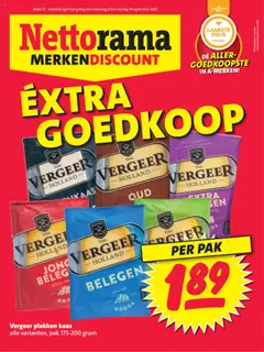 Voorbeeld van Folder van winkel Nettorama geldig vanaf 08-09-2025