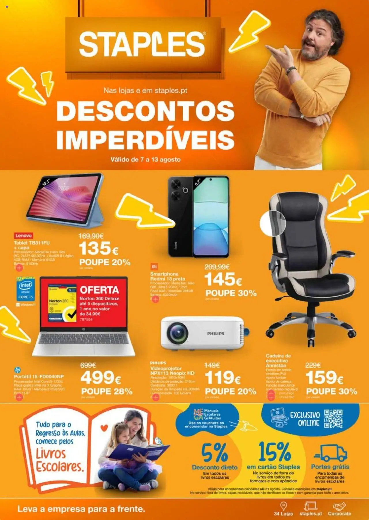 Staples Folheto de 07/08/2025 - catálogo esta semana - página 1