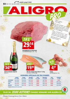 Vorschau des Merkblatts Aktionen Chavannes, Matran, Genève, Sion vom Shop Aligro gültig von 15.12.2025 bis 24.12.2025