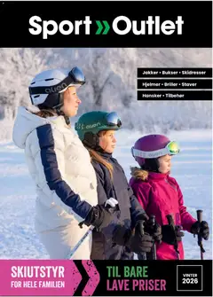 Forhåndsvis Kundeavis fra butikk Sport Outlet gyldig fra 09/01/2026