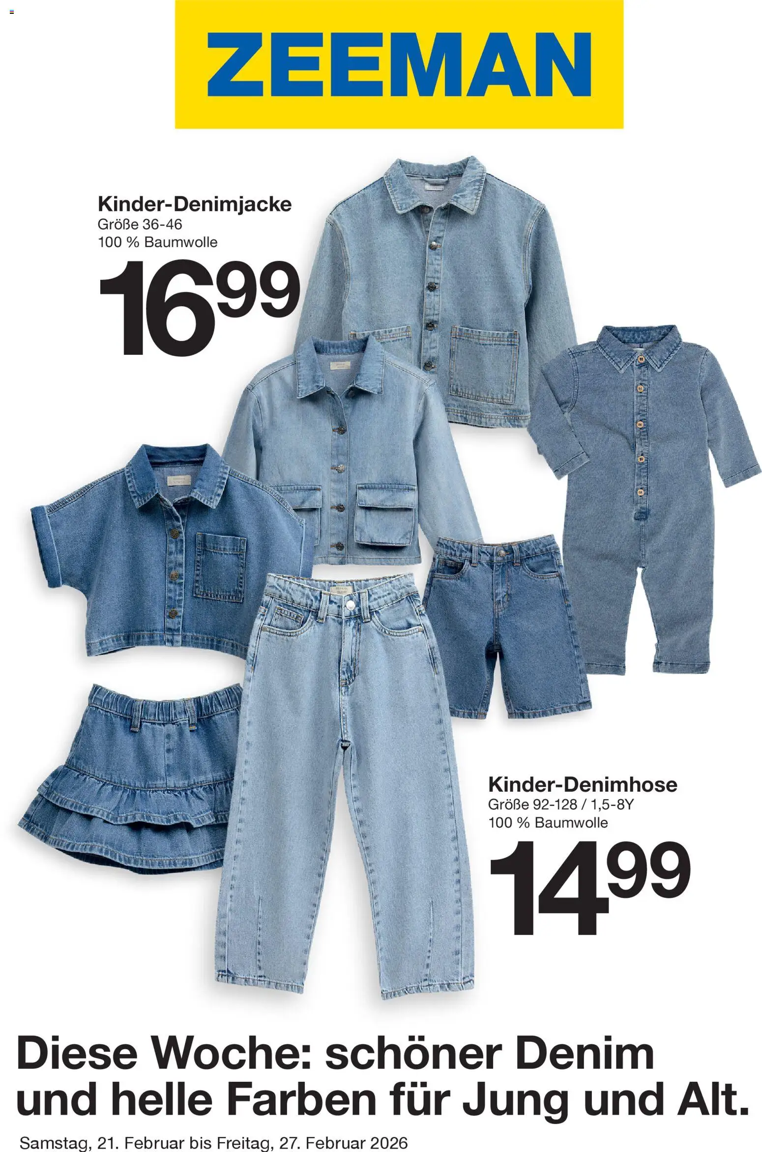 Vorschau von dem Prospekt des Geschäftes Zeeman, gültig ab dem 21.02.2026