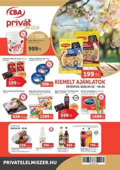 PRIVÁT - PRIVÁT Aktuális szórólap MAX megtekintése, amely érvényes 2026.04.23.-től