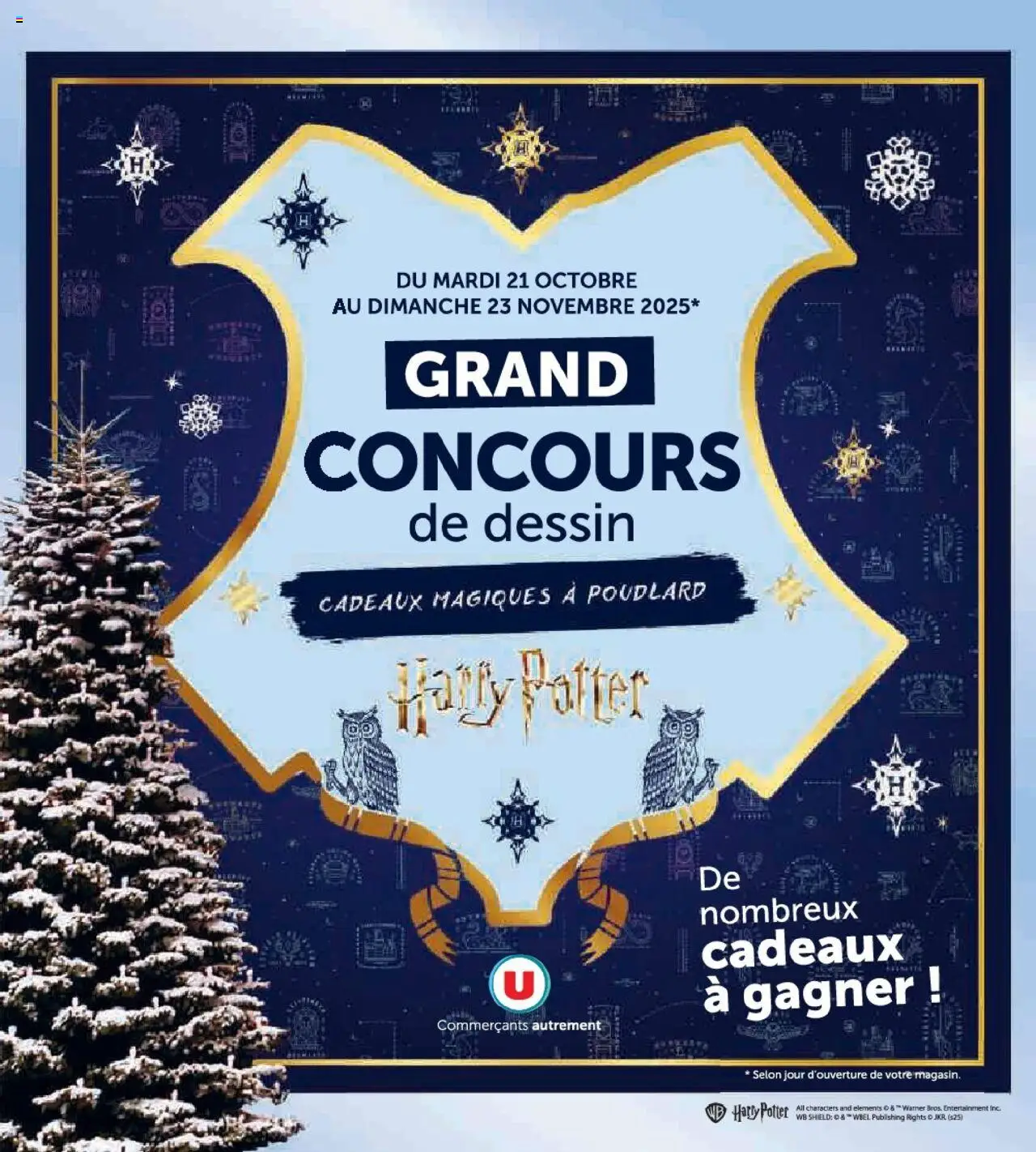 Grand concours de dessin de la boutique Super U valable du 21/10/2025 - Page numéro 1