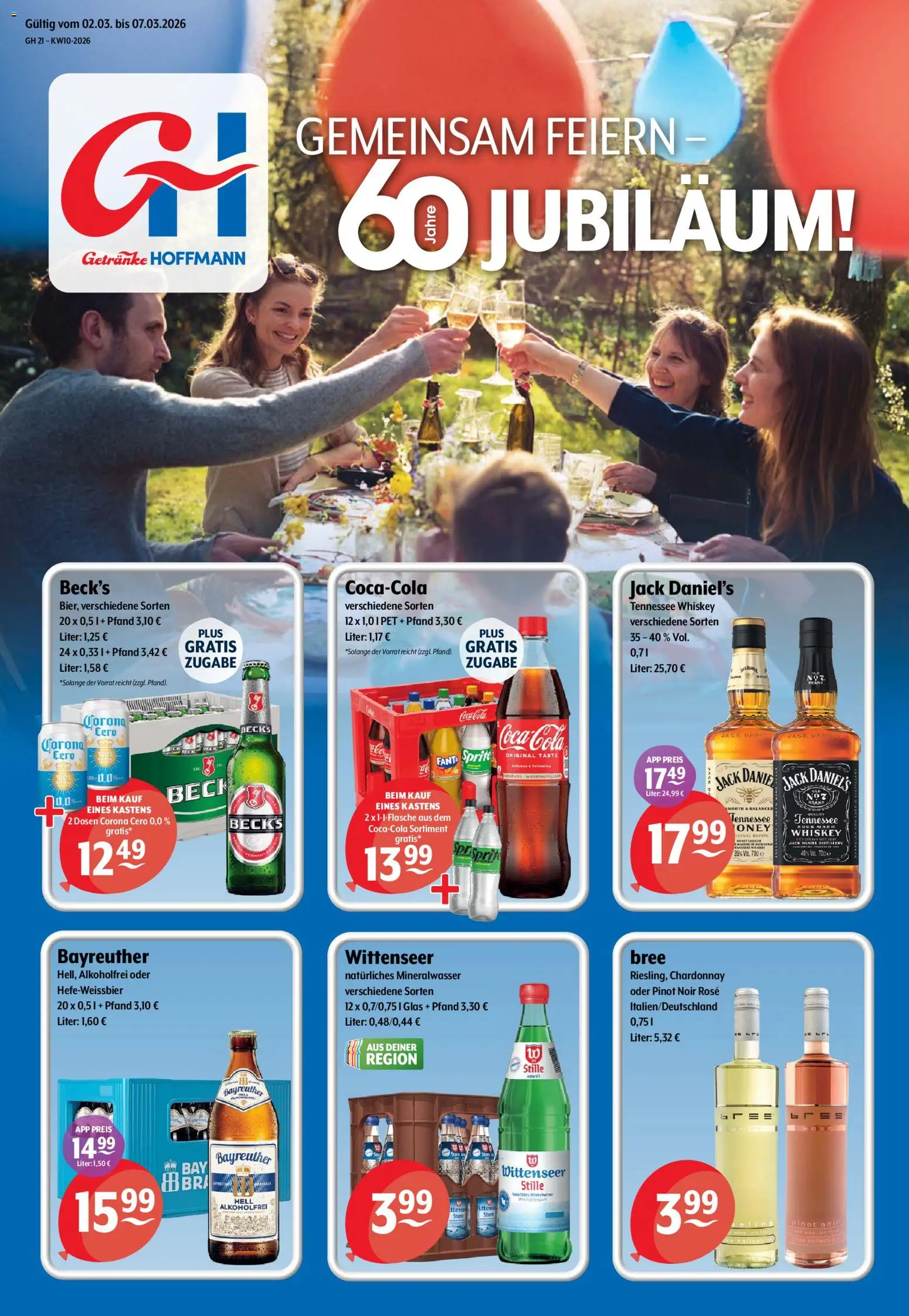 Vorschau von dem Prospekt des Geschäftes Getränke Hoffmann, gültig ab dem 02.03.2026