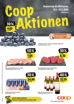 Vorschau des Merkblatts Aktionen vom Shop Coop gültig von 15.01.2026 bis 21.01.2026