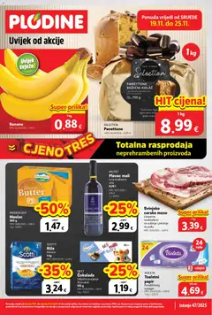 Pregled letka Katalog trgovine Plodine vrijedi od 19.11.2025