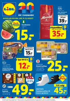 Eksempel på tilbudsavis Tilbudsavis fra butik Lidl gyldig fra 10/08/2025