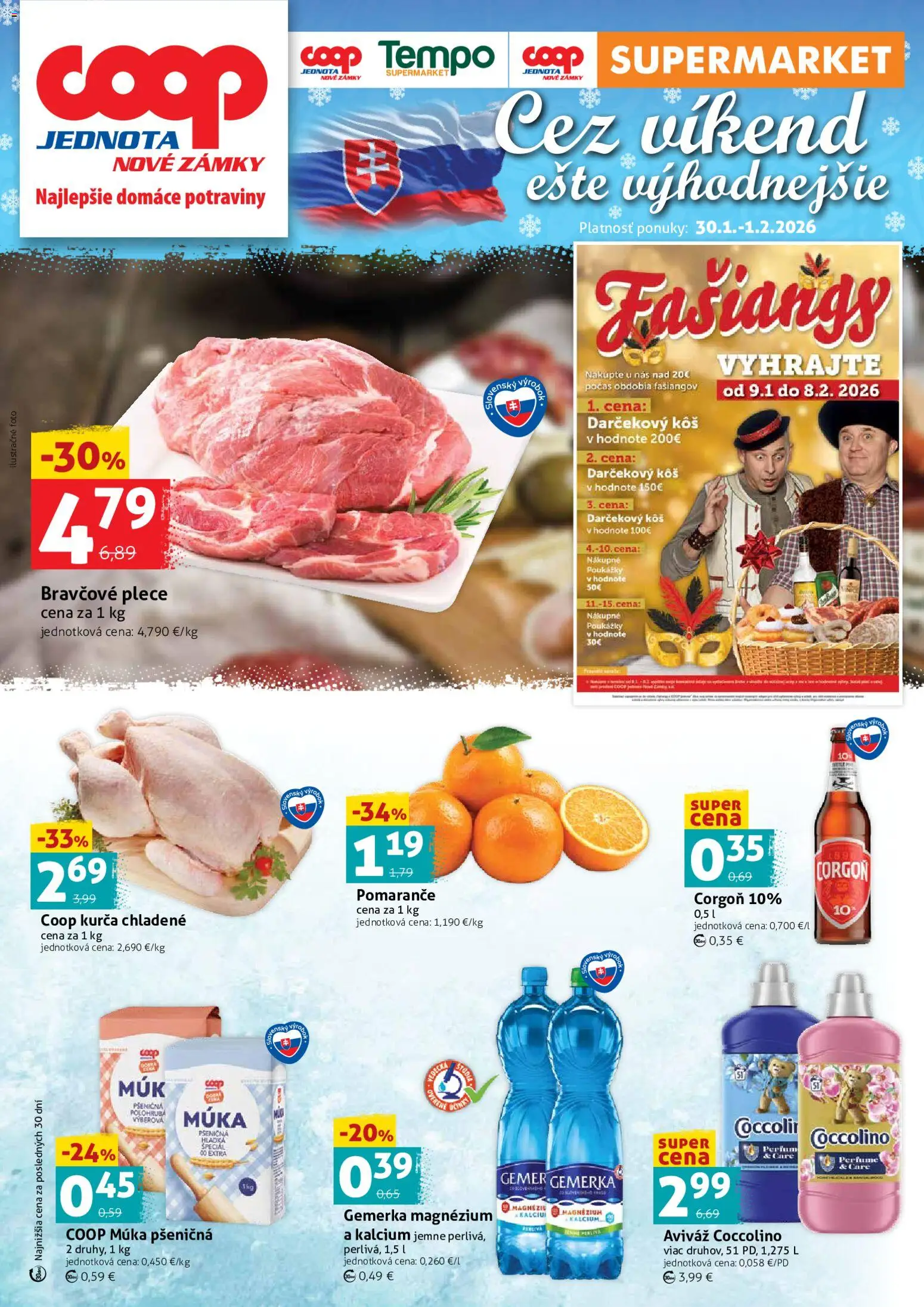 Náhľad COOP Jednota letáku platného od 30.01.2026
