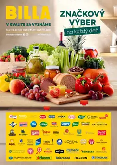 Náhľad Billa letáku platného od 01.10.2025