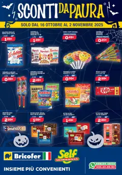 Anteprima dell'opuscolo Volantino Sconti da Paura dal negozio Bricofer valido da 16/10/2025