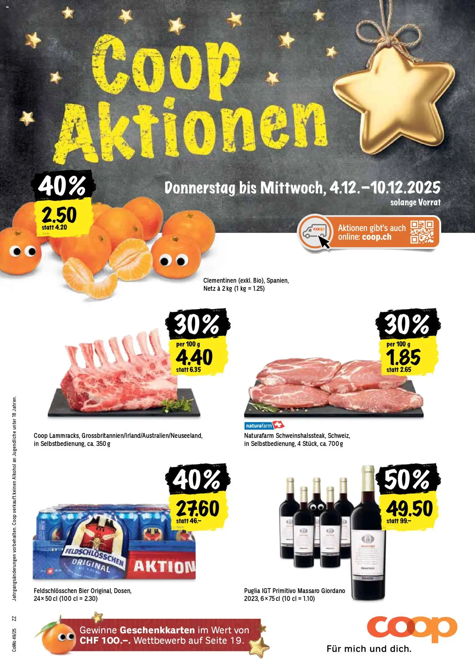 Vorschau des Merkblatts Aktionen vom Shop Coop gültig von 04.12.2025 bis 10.12.2025