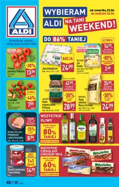 Pogląd gazetki "Aldi gazetka - Oferta weekendowa" ze sklepu Aldi ważnej od 23.04.2026