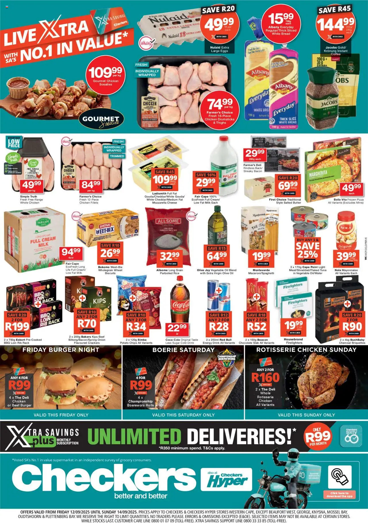 Checkers Western Cape - Xtra Savings 12/09 - 14/09/2025 >> Catalogue
