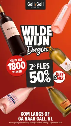 Voorbeeld van Folder van winkel Gall en Gall geldig vanaf 25-08-2025