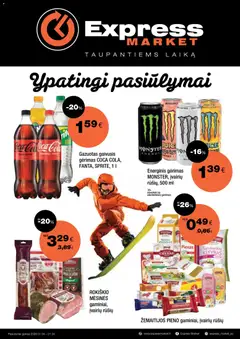 Express market parduotuvės leidinio Leidinys galiojančio nuo 2026.01.04 peržiūra