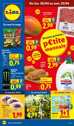 Voorbeeld van Folder week 17 van winkel Lidl geldig vanaf 20/04/2026