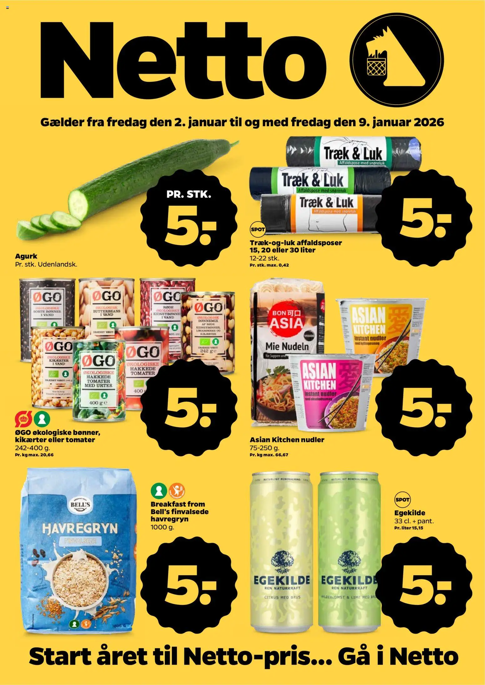 Eksempel på tilbudsavis Tilbudsavis fra butik Netto gyldig fra 02/01/2026