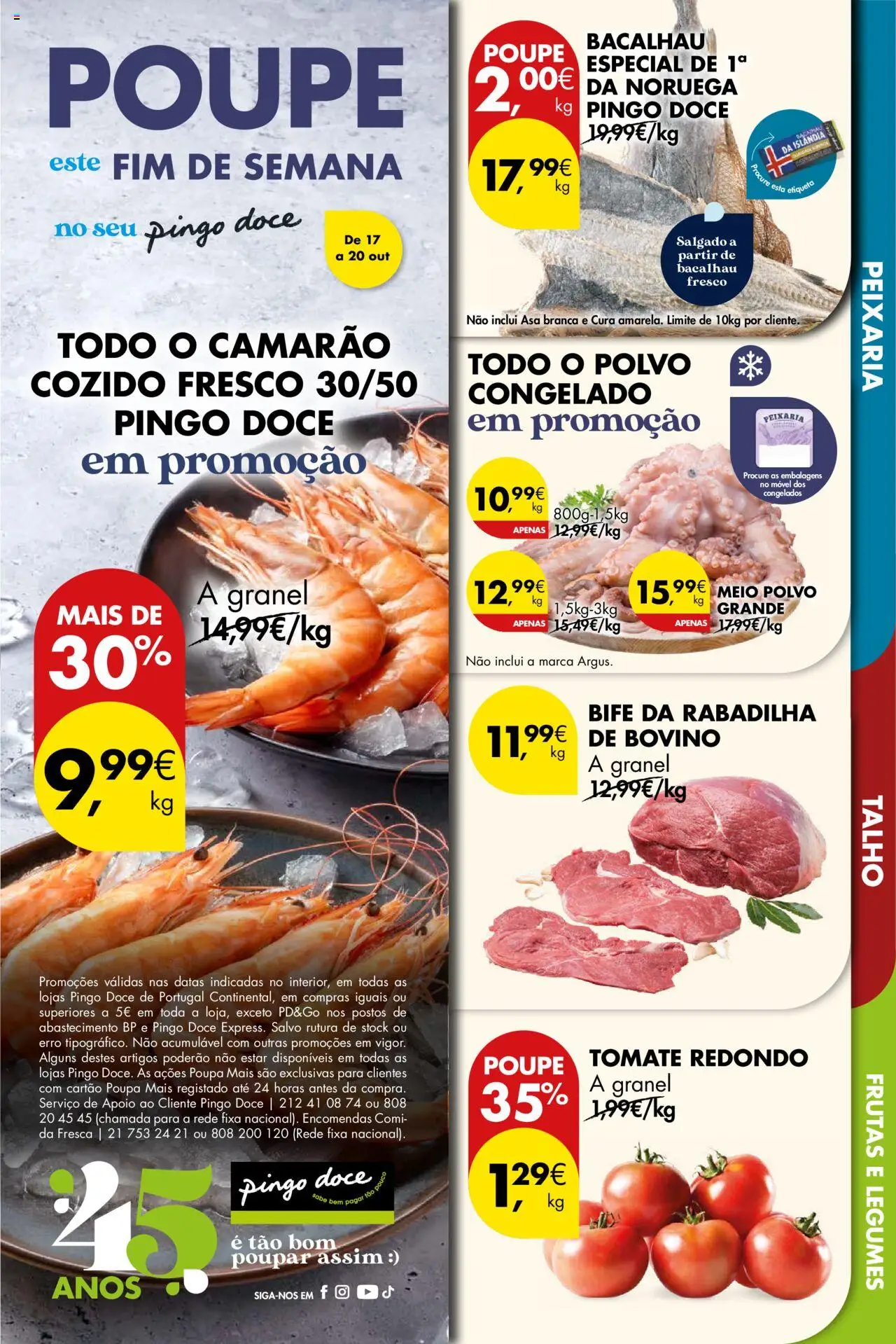 Pingo Doce Folheto de 17/10/2025 - catálogo esta semana - página 1
