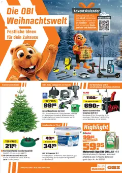 Vorschau des Merkblatts Die OBI Weihnachtswelt. vom Shop OBI gültig von 30.11.2025 bis 20.12.2025