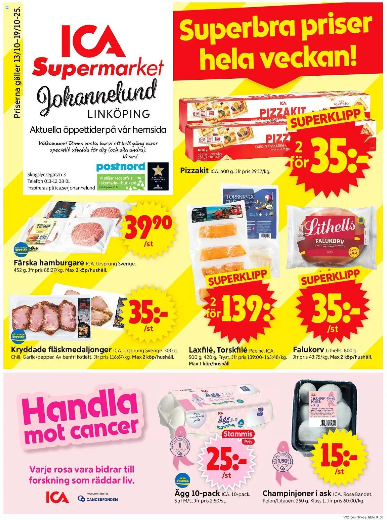 Linköping är giltig 13/10 2025 > Veckans Erbjudanden gäller från 13/10/2025 till 19/10/2025 sidnummer 1