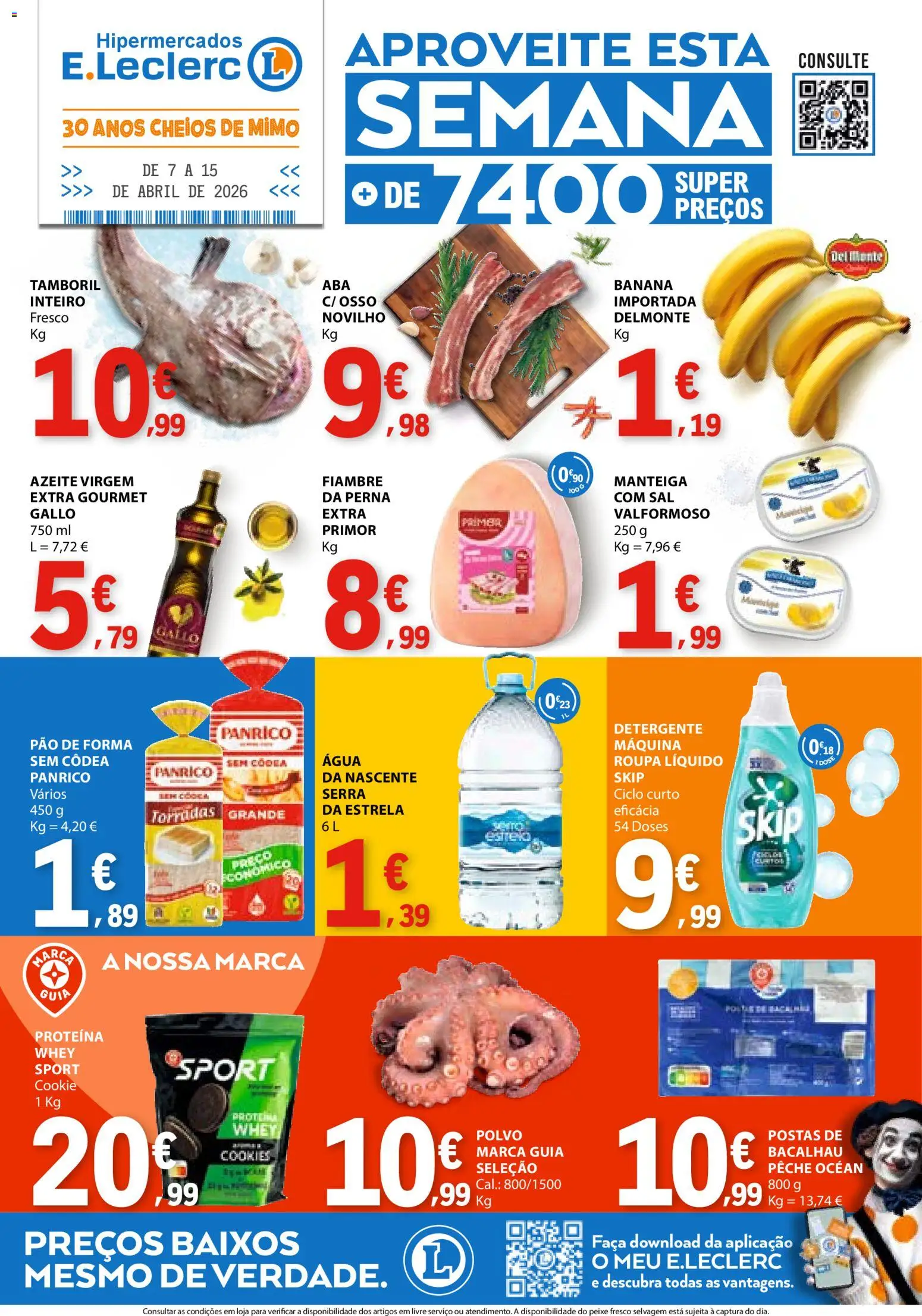 Pré-visualização do folheto da loja E.Leclerc válida a partir de 07/04/2026