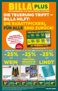 Vorschau der Angebote: Billa Plus Wien gültig ab 09.10.2025