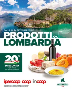 Anteprima dell'opuscolo Volantino Prodotti in Lombardia dal negozio Ipercoop valido da 08/09/2025