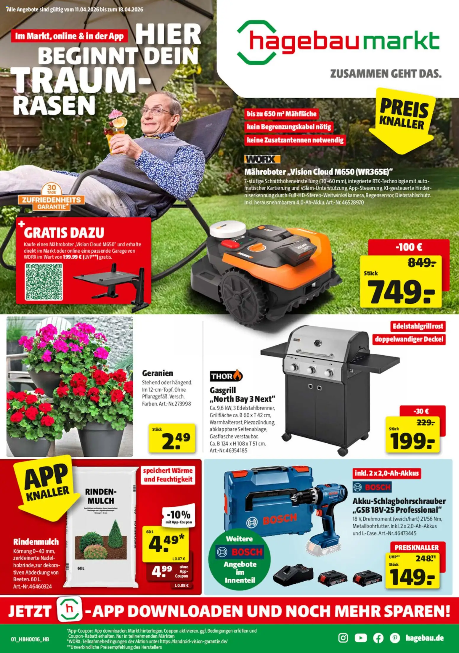 Vorschau von dem Prospekt des Geschäftes Hagebau, gültig ab dem 11.04.2026