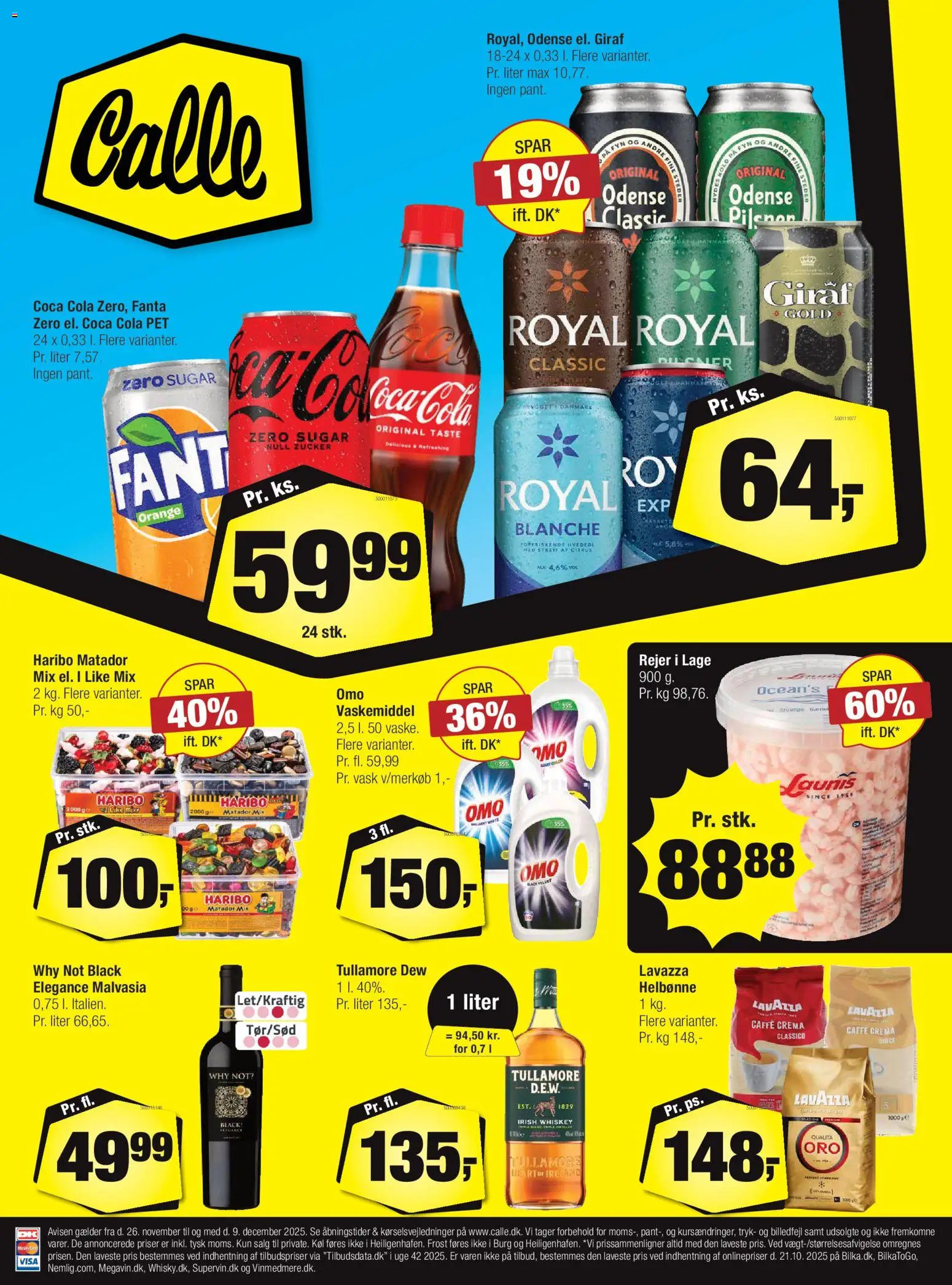 Eksempel på tilbudsavis Tilbudsavis fra butik Calle gyldig fra 26/11/2025
