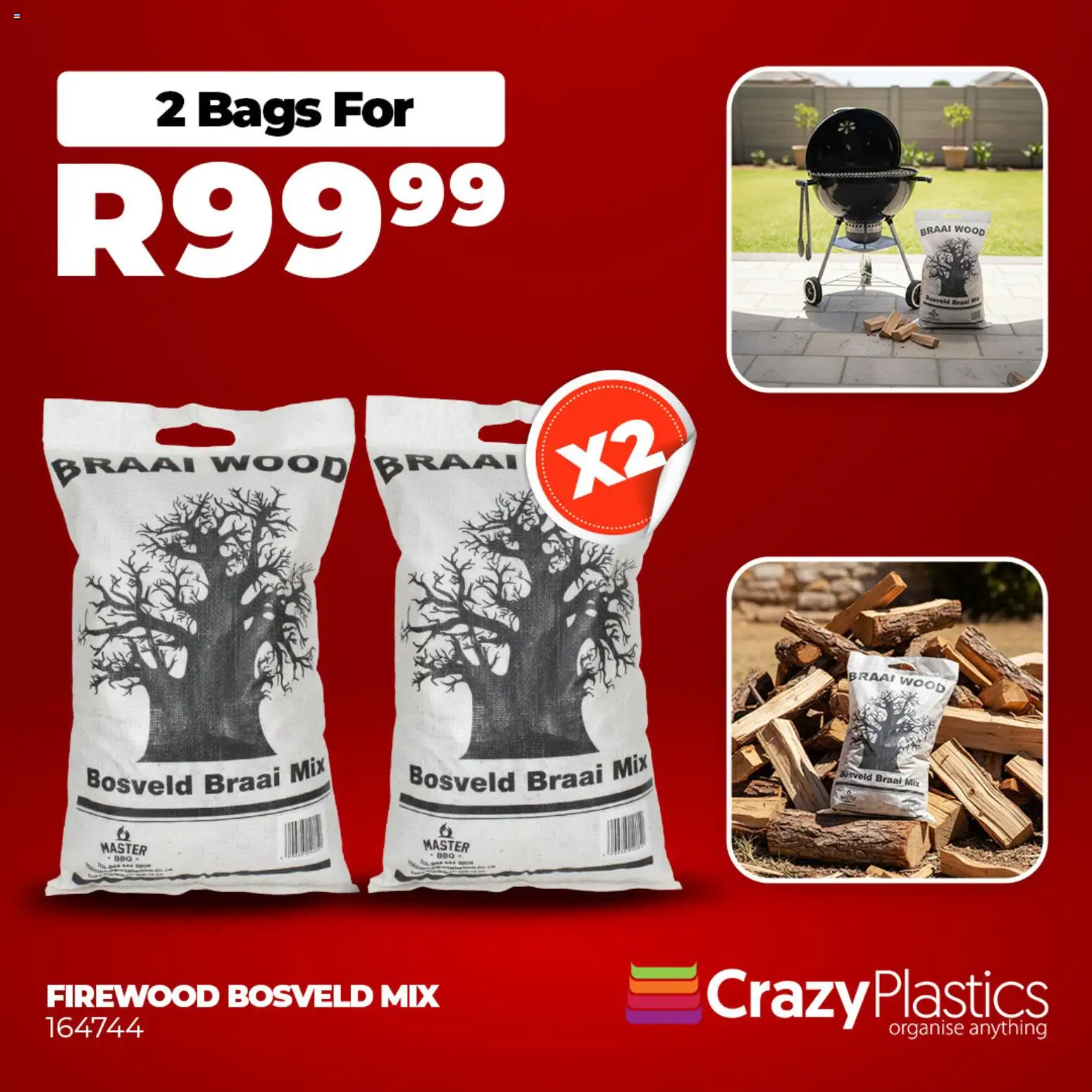 Crazy Plastics Firewood from from Saturday 25/10/2025 > Promotions
