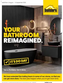 Preview of Builders flyer valid from 05/08/2025