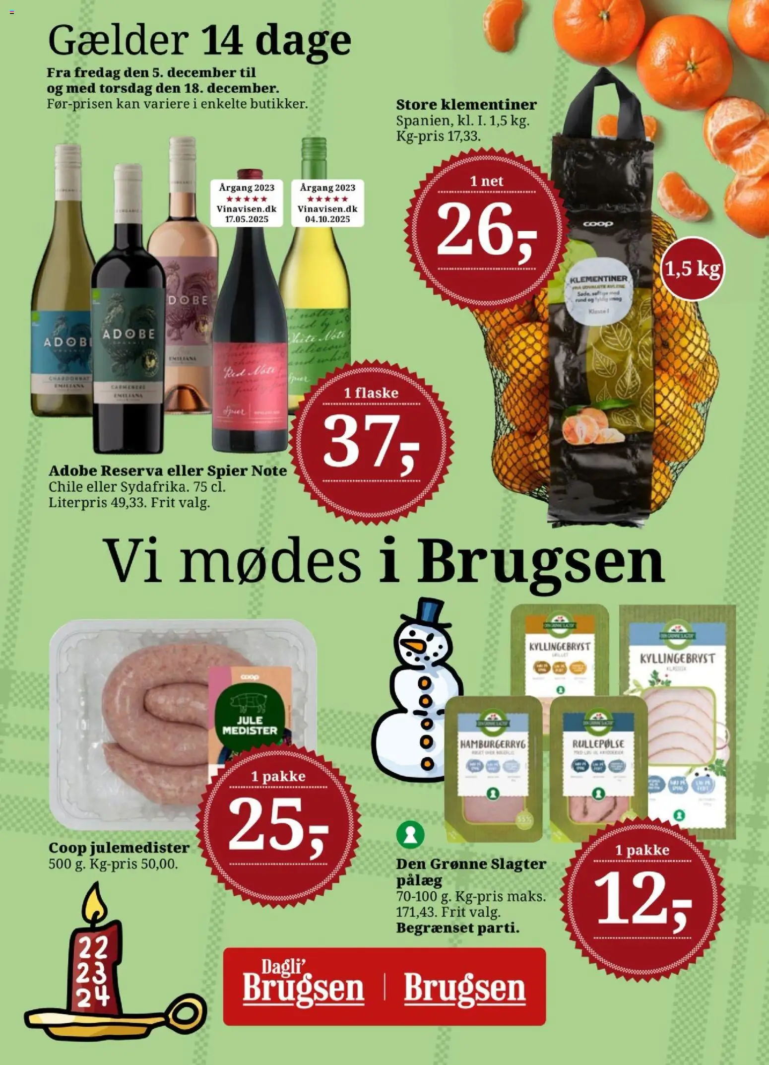 Eksempel på tilbudsavis Tilbudsavis fra butik Dagli'Brugsen gyldig fra 05/12/2025