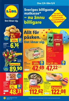 Förhandsgranska reklamblad Lidl erbjudanden från butik Lidl gäller från 01/04/2026