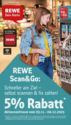 Vorschau von dem Prospekt des Geschäftes Rewe, gültig ab dem 02.11.2025