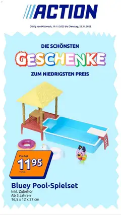 Vorschau von dem Prospekt des Geschäftes Action, gültig ab dem 19.11.2025