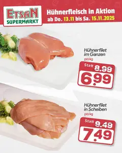 Vorschau der Angebote: ETSAN Hühnerfleisch in Aktion gültig ab 13.11.2025