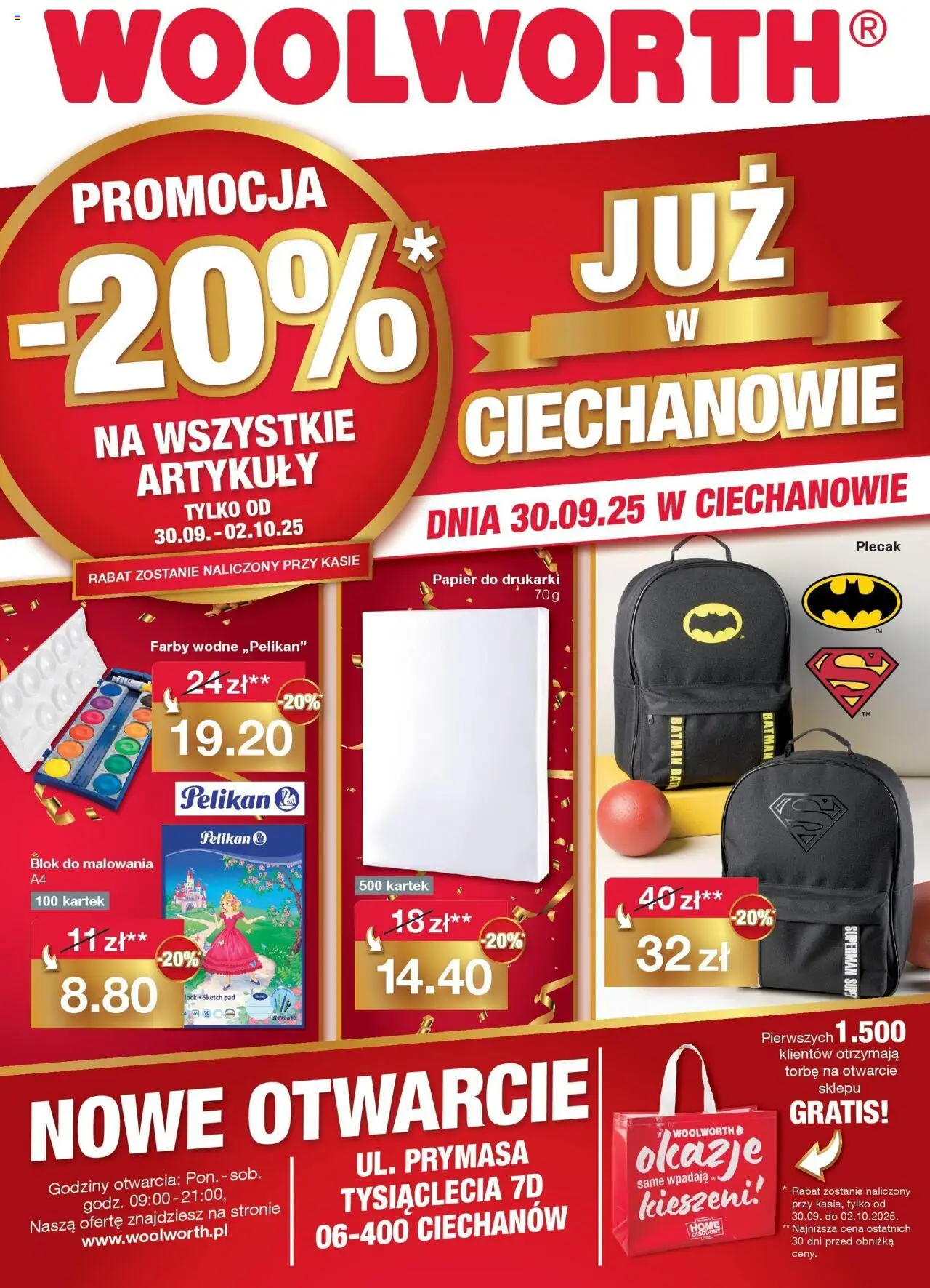 Woolworth Już w Ciechanowie od 30.09.2025 - Nowa Gazetka - Numer strony 1