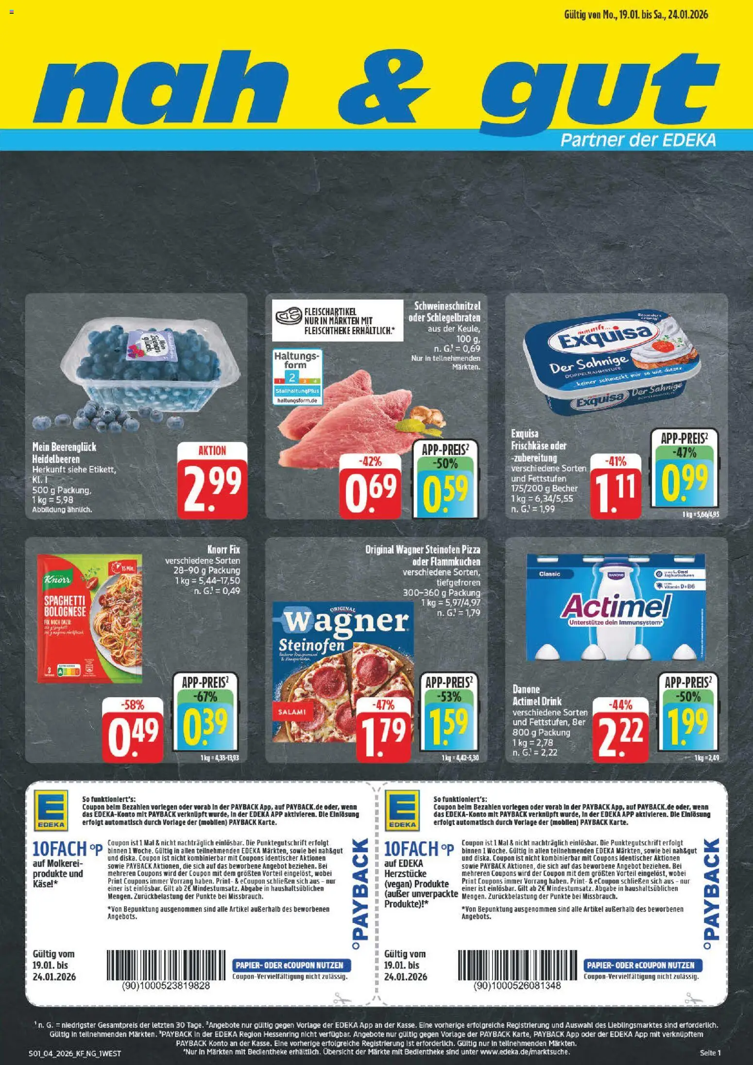 Vorschau von dem Prospekt des Geschäftes nah & gut, gültig ab dem 19.01.2026