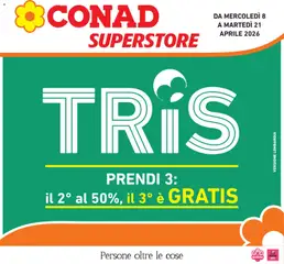 Anteprima dell'opuscolo Conad volantino Superstore Lombardia dal negozio Conad valido da 08/04/2026