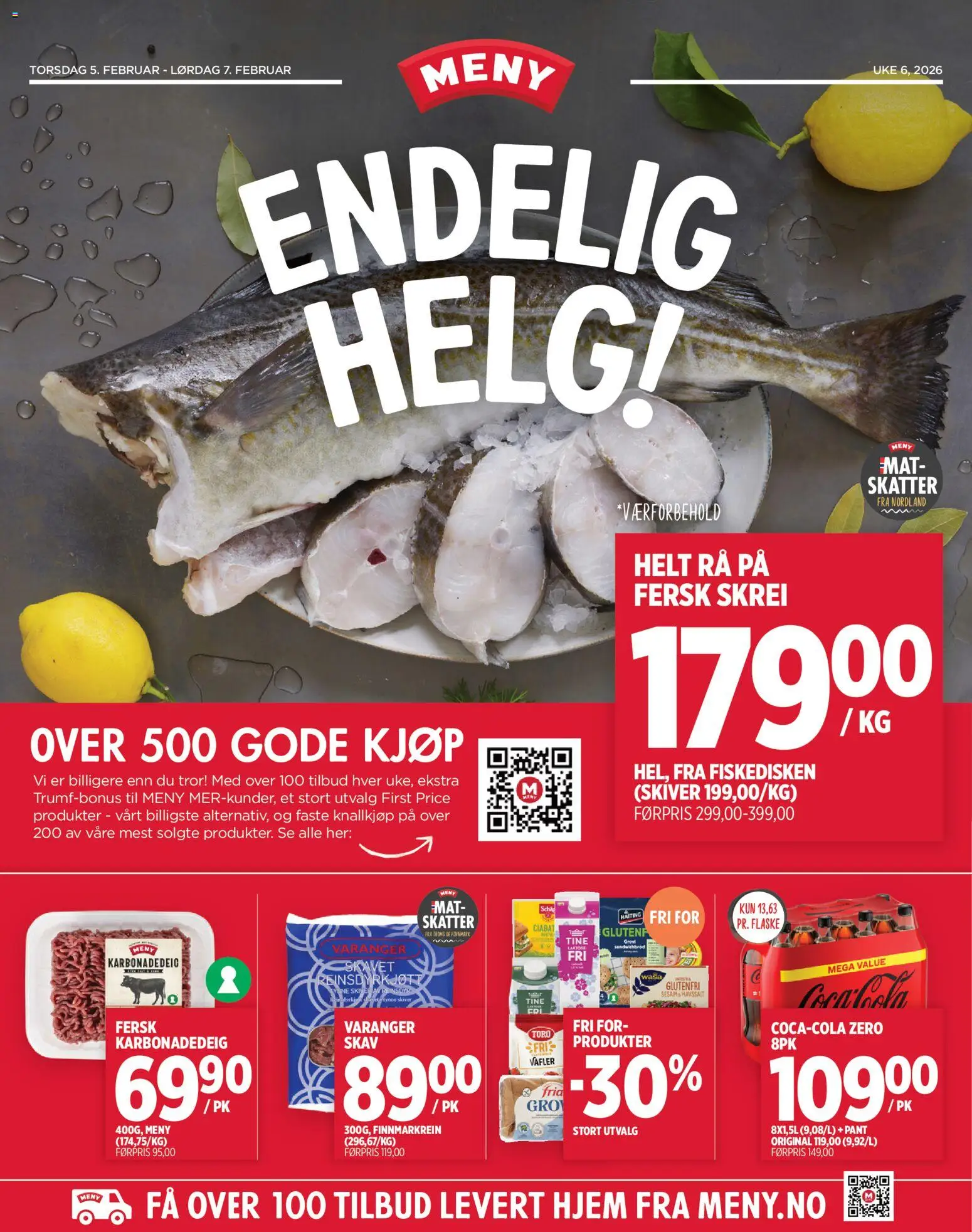 Forhåndsvis Endelig Helg fra butikk Meny gyldig fra 05/02/2026