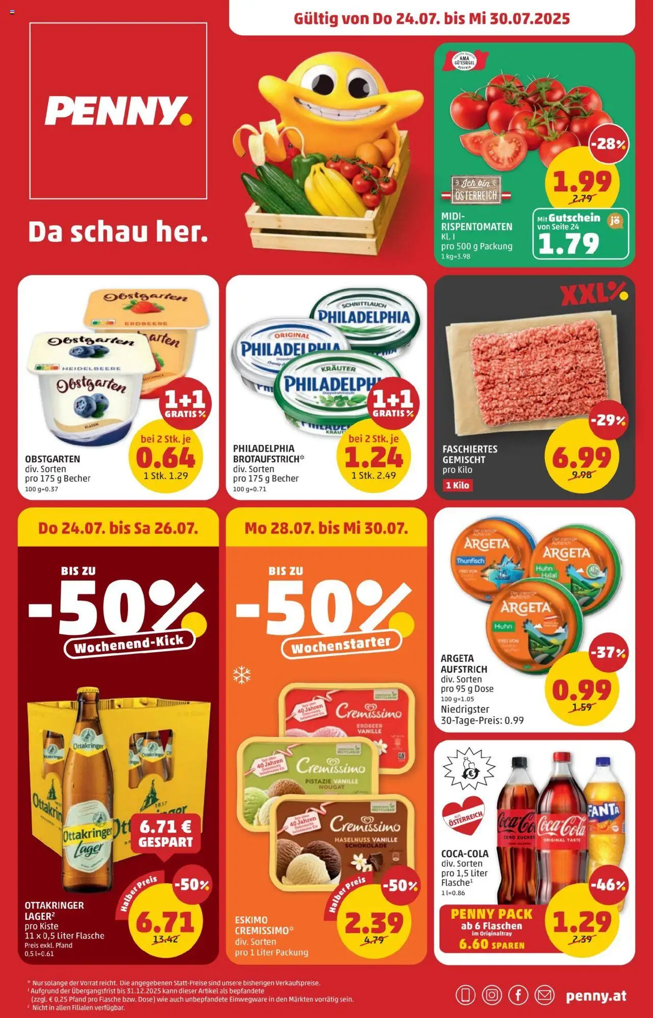  PENNY Flugblatt 24.07.2025 - Angebote "Prospekt aktuell" - Seite 1