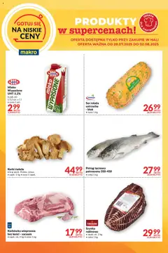 Pogląd gazetki "Gotuj się na niskie ceny" ze sklepu Makro ważnej od 28.07.2025