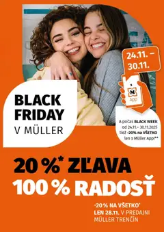 Náhľad Müller letáku platného od 24.11.2025