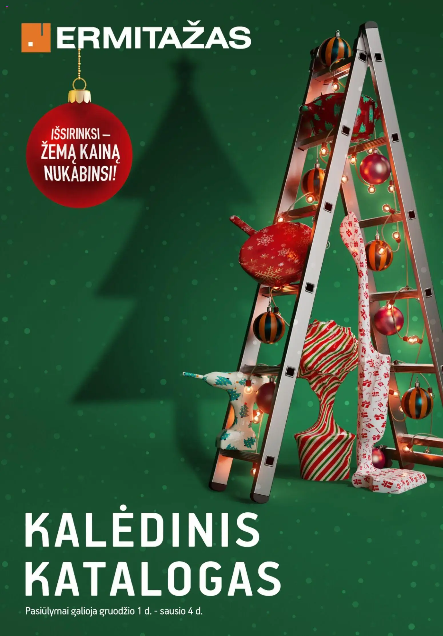 ERMITAŽAS parduotuvės leidinio Leidinys - Kalėdinis katalogas galiojančio nuo 2025.12.01 peržiūra