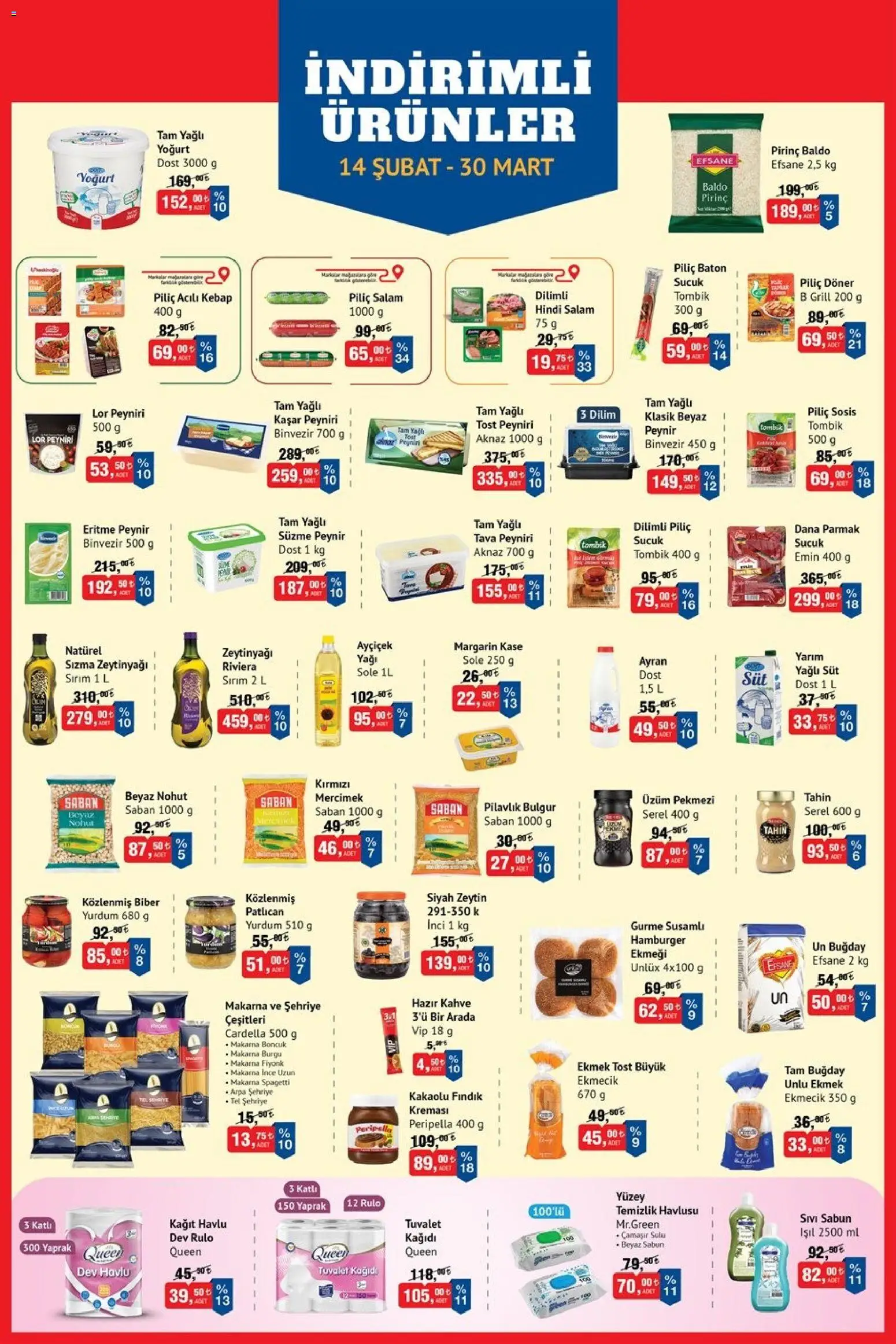 BİM İndirimli Ürünler 14.02.2026 - Broşürünün önizlemesi