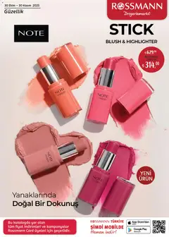 Rossmann İndirim 30.10.2025 - Broşürünün önizlemesi